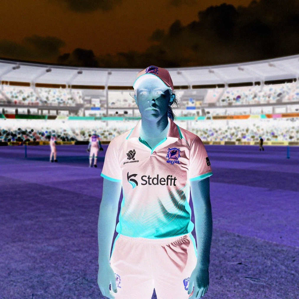 Christchurch's 4 off 8 and 133 in seven overs: the batting-order line the scorecard never prints