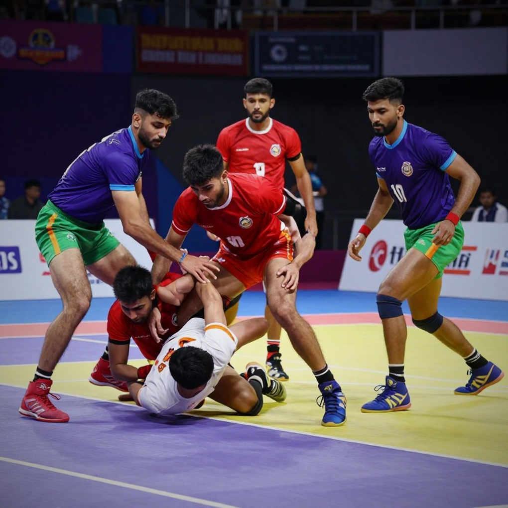 बिना खेले तीसरे पायदान पर: कॉमनवेल्थ कबड्डी के पहले दिन की तालिका एक भ्रम है बिना खेले तीसरे पायदान पर: कॉमनवेल्थ कबड्डी के पहले दिन की तालिका एक भ्रम है